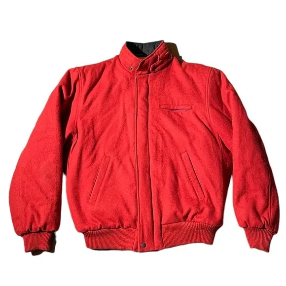 Members Only Jacket Red Anorak Jacket Members Only Kanji